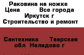 Раковина на ножке › Цена ­ 800 - Все города, Иркутск г. Строительство и ремонт » Сантехника   . Тверская обл.,Нелидово г.